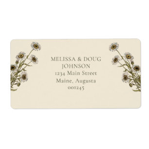 Personalised Vintage Floral Botanical Monogram