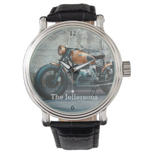 Personalised Vintage German Motorcycle Watch