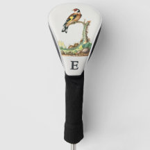 Personalised Vintage Goldfinch Monogram Initial