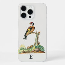 Personalised Vintage Goldfinch Monogram Initial