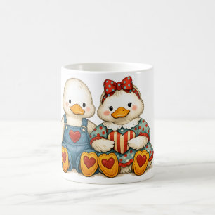 Personalised Vintage Goose  90s Retro Goose Couple Coffee Mug