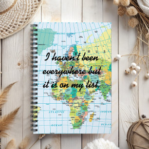 Personalised Vintage Map Notebook