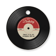 Personalised Vintage Music Theme Party Decor