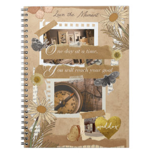 Personalised Vintage Notebook - Love the Moment