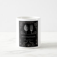 Personalised Vintage Ornate Silverware Restaurant