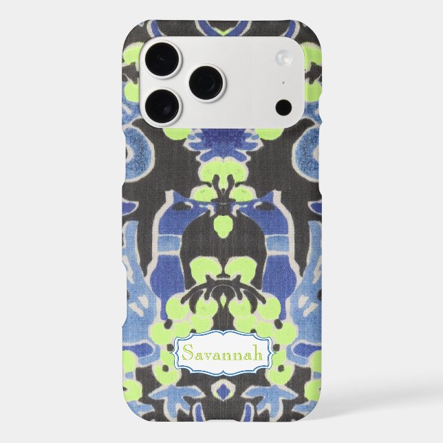 Personalised Vintage Pattern iphone (Back)