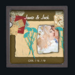 Personalised Vintage Photo Collage Jewellery Box<br><div class="desc">Personalised Vintage Photo Collage</div>