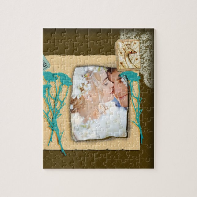 Personalised Vintage Photo Collage Jigsaw Puzzle (Vertical)