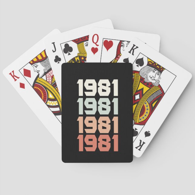 Personalised Vintage Playing Cards (Back)