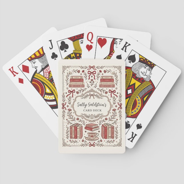 Personalised Vintage  Playing Cards (Back)