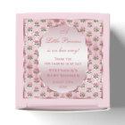 Personalised Vintage Princess Baby Roses Thank You