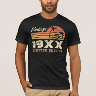 Personalised Vintage Retro Birthday T-Shirt