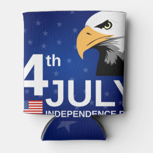 Personalised Vintage Rustic American Flag Can Cool Cooler