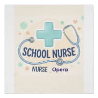Personalised Vintage School Nurse Sign