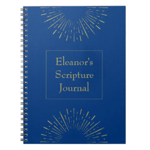 Personalised Vintage Scripture Journal