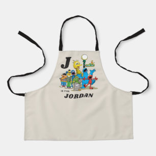 Personalised Vintage Sesame Street Pals Apron