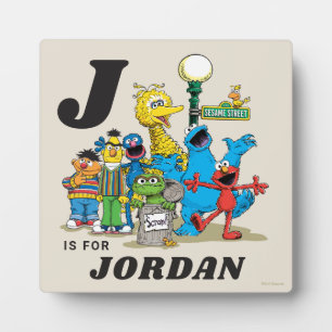 Personalised Vintage Sesame Street Pals Plaque