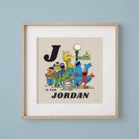 Personalised Vintage Sesame Street Pals