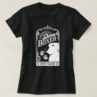 Personalised Vintage Style Boxer T-Shirt