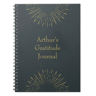 Personalised Vintage Style Gratitude Journal