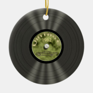 Personalised Vintage Vinyl Record Ornament