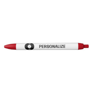 Personalised vinyl music record logo writing pens