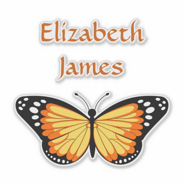Personalised Vinyl Sticker Label (Front)