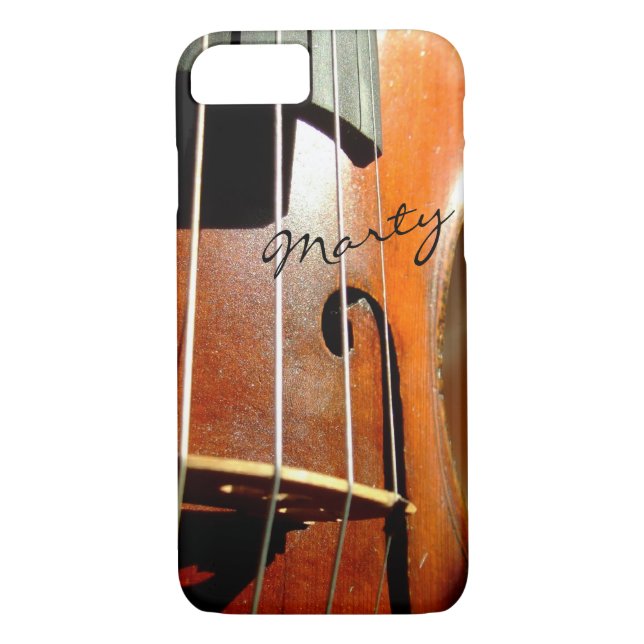 Personalised Violin Music iPhone 7 Case (Back)
