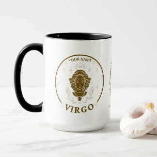 Personalised Virgo Zodiac 15 oz Coffee Mug