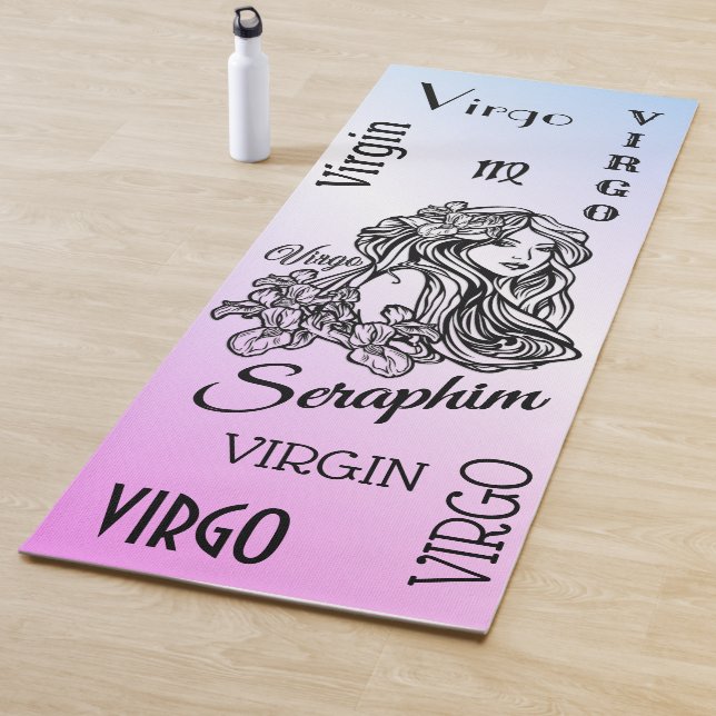 Personalised Virgo Zodiac Mystic Tropics  Yoga Mat (In Situ)