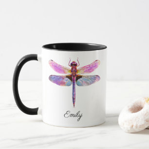 Personalised Vivid Dragonfly Mug