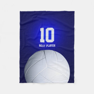 Personalised Volleyball Best Player   Sport Gifts Fleece Blanket