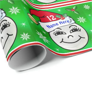 Personalised VOLLEYBALL Christmas Wrapping Paper