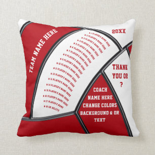 Personalised, Volleyball Coach Gift Ideas Cushion