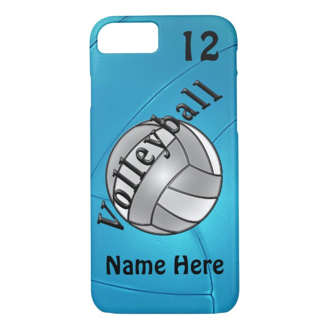 Personalised Volleyball iPhone 7 Cases for Her (Back)