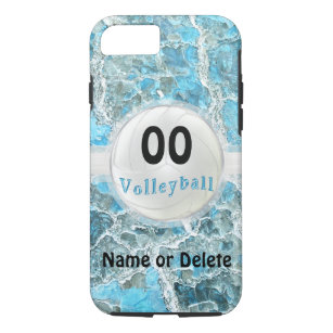 Personalised Volleyball iPhone Case, Cute Marble Case-Mate iPhone Case