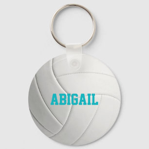 Personalised Volleyball Key Ring