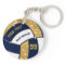 Personalised Volleyball Keychains, 6 Text Boxes