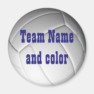 Personalised Volleyball Magnet