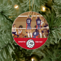 Personalised Volleyball Photo Name Team #