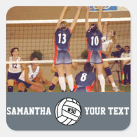 Personalised Volleyball Photo Name Team #