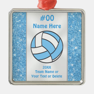 Personalised, Volleyball Player Ornament