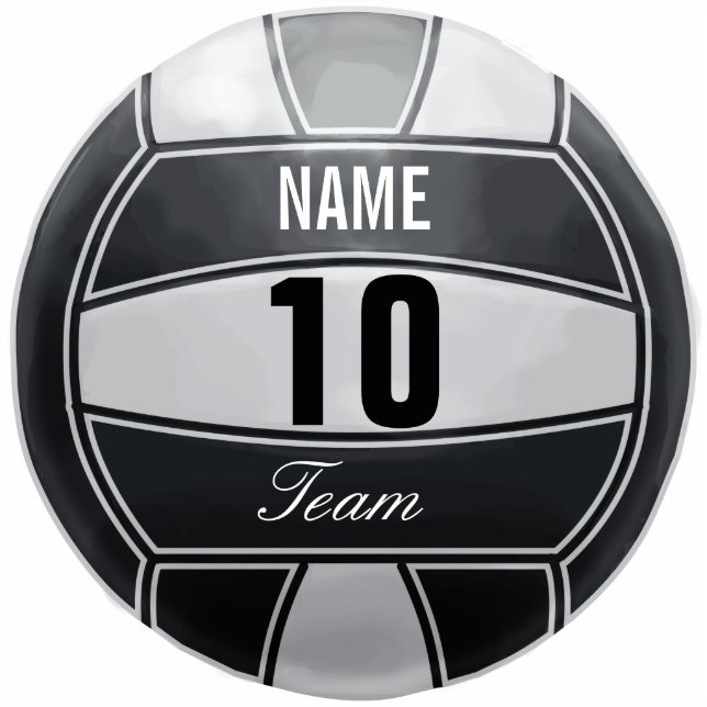 Personalised Volleyball Sport Lover Photo Sculpture Key Ring (Front)