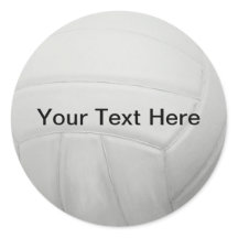 Personalised Volleyball Stickers
