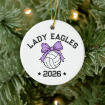 Personalised Volleyball Team Ornament | Custom Tea