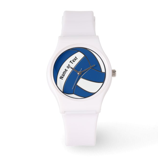 Personalised Volleyball Watch for Her, Your Colour (Front)