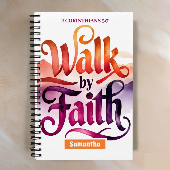 Personalised Walk By Faith Christian Journal (Creator Uploaded)