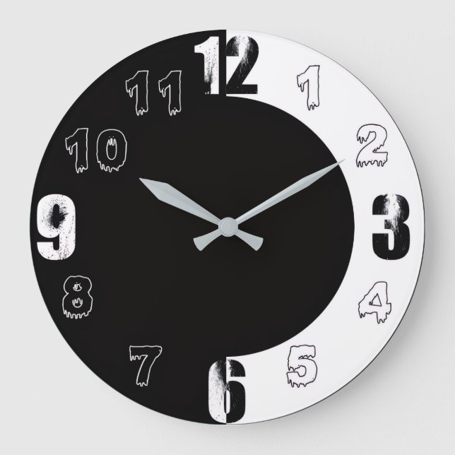 Personalised Wall Clock | Modern Home Decor Clock (Front)