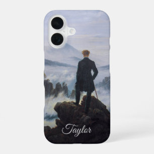 Personalised Wanderer – Caspar David Friedrich iPhone 16 Case