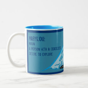 Personalised Wanderlust mug
